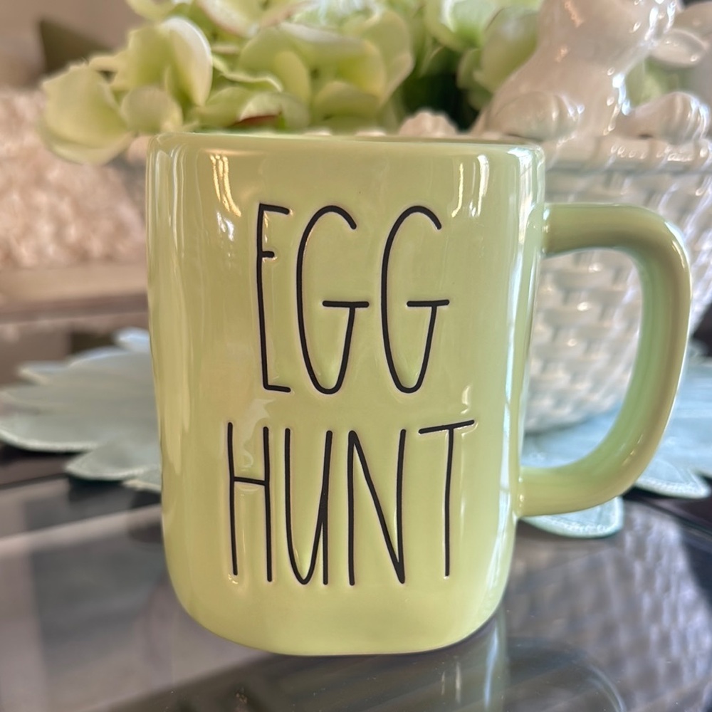 Rae Dunn Green Holiday Decor Mug